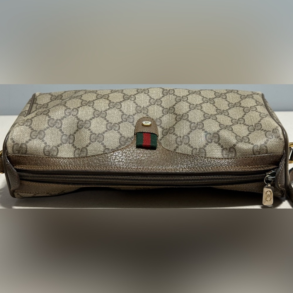 Gucci Vintage Supreme Web Sherry Line shoulder/crossbody bag - Picture 10 of 16